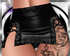 BlackLeather Skirt&Tatts