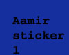 Aamir sticker 1