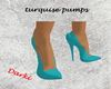 turquise pumps