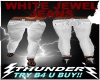 [BT]White Jewel Jeans