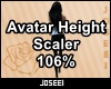 Avatar Height Scale 106%