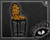 [Dolly] Leopard barstool