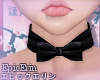 [E]*Cute Black Bow Tie*