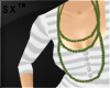 sx™ Green Long Pearls