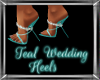 Teal Wedding Heels