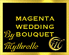 MAGENTA WEDDING BOUQUET
