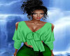 TEF LIME GREEN BLOUSE