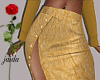 Gold Krinkle Skirt