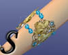 *S*Teal Gold Bracelet L