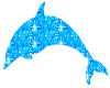 Glitter Dolphin