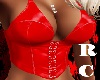 RC LIA RED BUSTIER