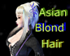 Blond Asian Updo