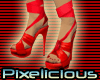PIX Bad Bunny Heels RED