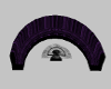 Purple Black Club Sofa