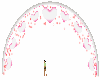 Pink Hearts Wedding Arch