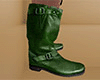Green Biker Boots (M)