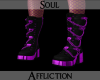 Goth Boots - Purple