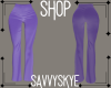 Purple Satin Pants RLL