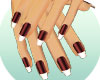 [ks] Dark Red Manicure