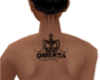 Omerta Back Tattoo
