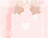 e Heart Sweater ~Pink