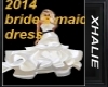 2014 bride's maid dress