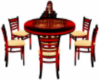 *PRN*Red Dining Table