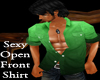 SExy Open Front Shirt Gn