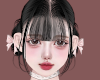 amelia black bangs