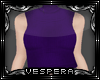 -V- Purple Sweater Top
