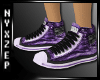 Purple Sneaker Black
