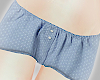 ! pj shorts blue <3