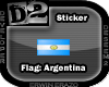 [D2] Flag Argentina