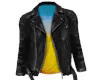 Black leather jacket UA