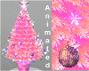 pink Christmas tree ANI