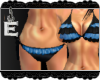 [e] Ruffle Bikini Blue