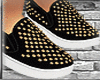 Royal Black Gold Shoes