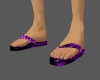 FlipFlops - Blk/Purple