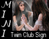 Twin BloodCross Sign