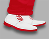 Red classic shoes