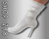 ZY: B1tch White Boots