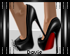-D- Spiked Pumps Red