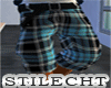 Blue Plaid Shorts