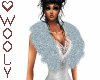 Boa neck fur babyblue