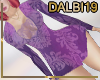 Dress purple flowers