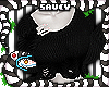 Torn Sweater Black