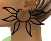 Black Sun earrings