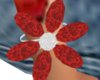 Ruby Flower Bracelet