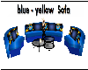 blue-yellow Sofa
