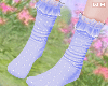 w. Cute Blue Socks